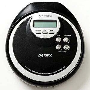 GPX Portable CD Player C3972 60 Second ESP Programmable Tested Works